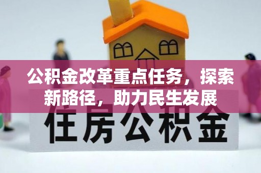 中沙公积金改革重点任务，探索新路径，助力民生发展