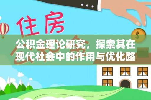 中沙公积金理论研究，探索其在现代社会中的作用与优化路径