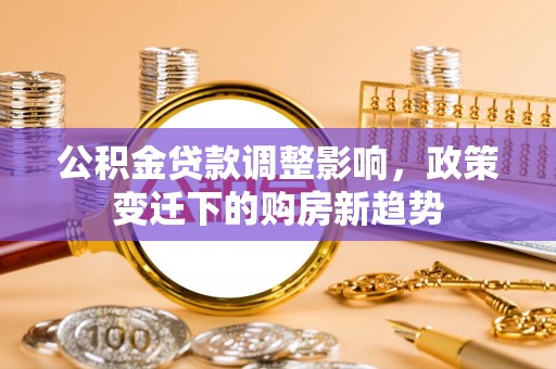 中沙公积金贷款调整影响，政策变迁下的购房新趋势