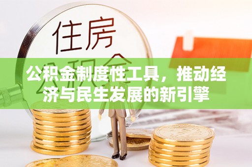 中沙公积金制度性工具，推动经济与民生发展的新引擎