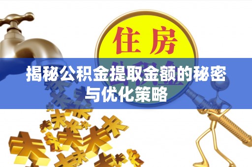 中沙揭秘公积金提取金额的秘密与优化策略