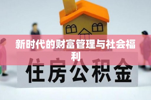 中沙新时代的财富管理与社会福利