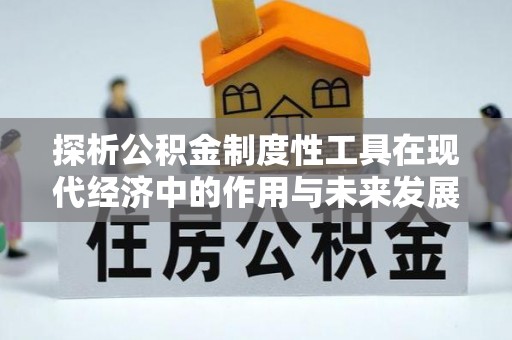 中沙探析公积金制度性工具在现代经济中的作用与未来发展趋势