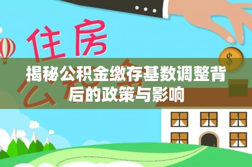 中沙揭秘公积金缴存基数调整背后的政策与影响