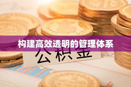 中沙构建高效透明的管理体系