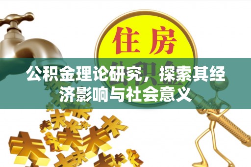 中沙公积金理论研究，探索其经济影响与社会意义