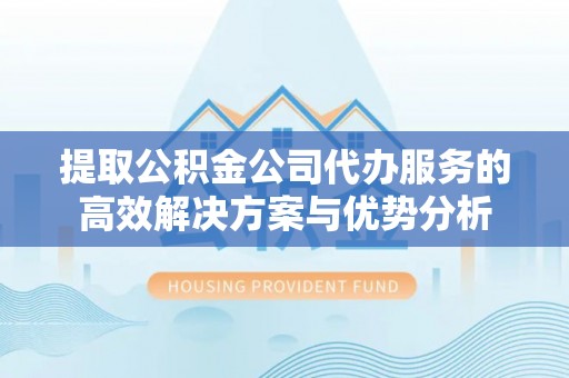 中沙提取公积金公司代办服务的高效解决方案与优势分析