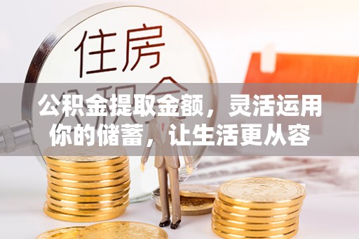 中沙公积金提取金额，灵活运用你的储蓄，让生活更从容