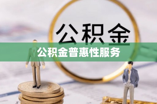 中沙公积金普惠性服务